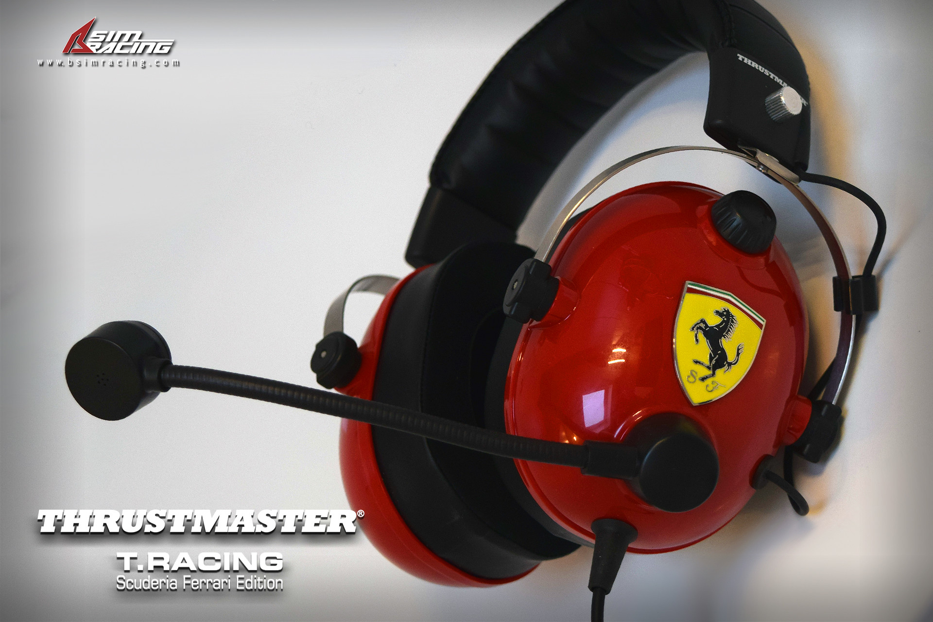 Thrustmaster T.Racing Scuderia Ferrari Review Bsimracing Edition Headset 