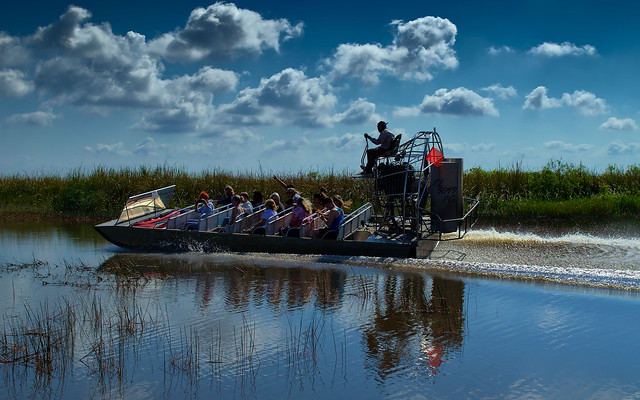 Boat ride, Everglades, Florida