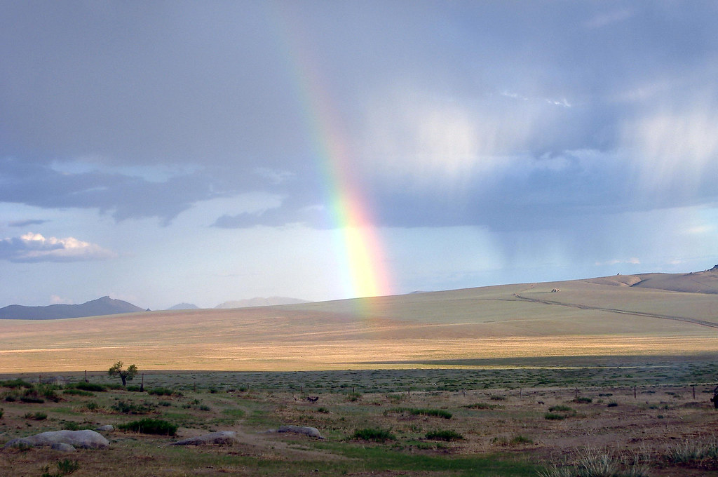 Rainbow, Mongolia, East Asia