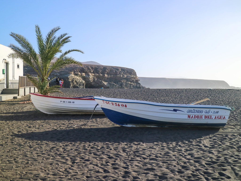 Barcas de pescadores en Fuerteventura