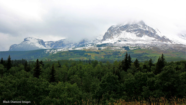 Chief Mountain, Glacier National Park from Hwy 17, Montana, USA