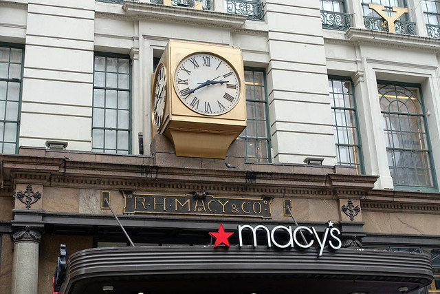 macy's at 34th Street in the Gament District of Manhattan in New York City, NY
