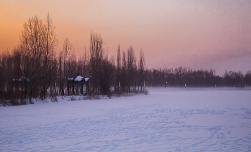xinjiang china yining sunset snow winter greatnature canon5d canon7d2
