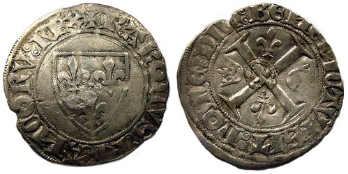 1640 countermark on a Charles VI Blanc dit Guenar