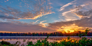 Sunrise at Carnegie Lake