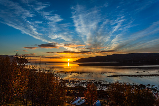 Sunrise in Olderfjord