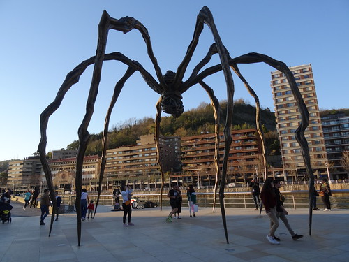 Araña gigantesca en Bilbao
