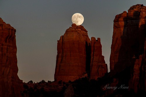 arizona moon ngc sunsets northernarizona cathedralrock sedonaaz