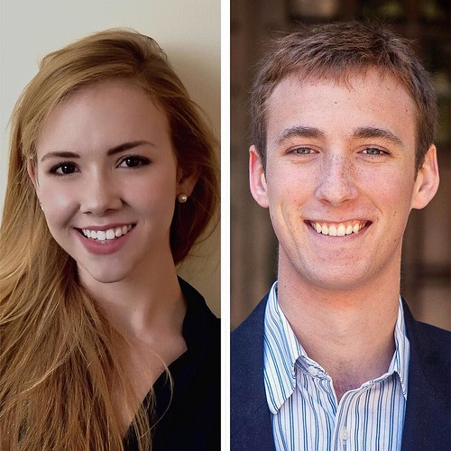 We are so proud of Duke University seniors Laura Roberts and Jay Ruckelshaus, who have been chosen for the 2016 Rhodes Scholarships! They are the 44th and 45th students in Duke's history to receive a Rhodes Scholarship, which provides all expenses for two