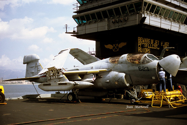 US Navy 161119 AE-623 Grumman EA-6B Prowler CV-59 09-1991