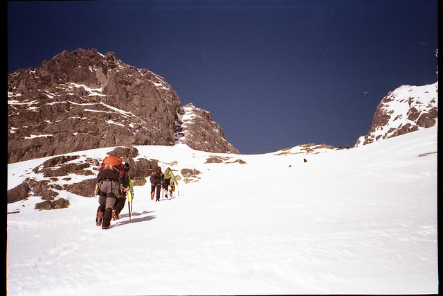 Ascending scene from High-Tatras