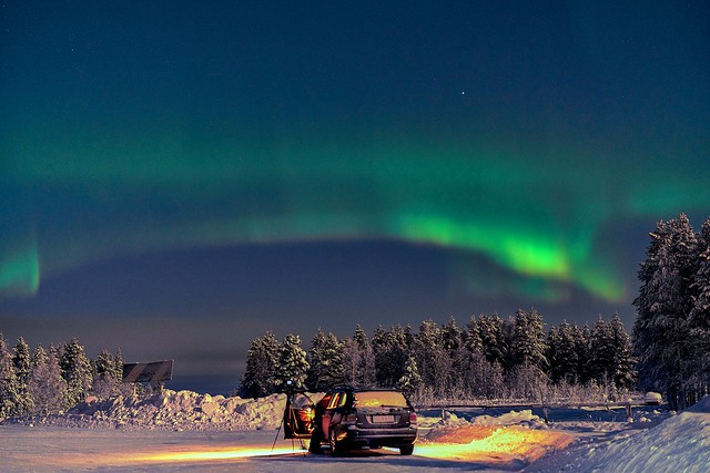 Auroras en Laponia 5.