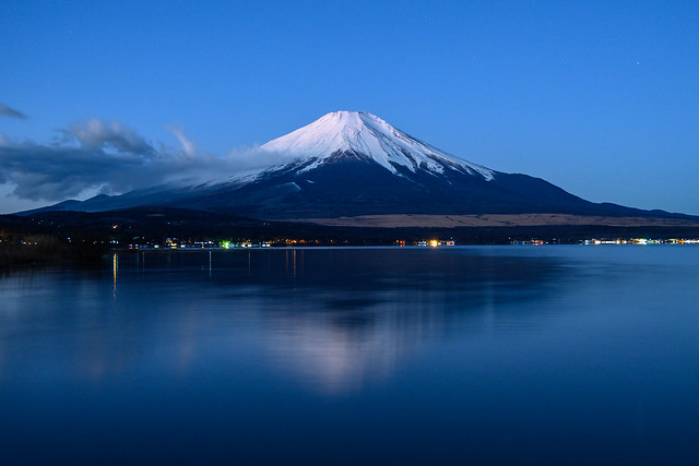 December Fuji at Lake Yamanaka