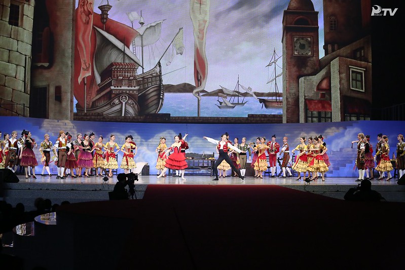 Spectacle Don Quichotte par l' Universal Ballet Company lors de la célébration d'anniversaire

