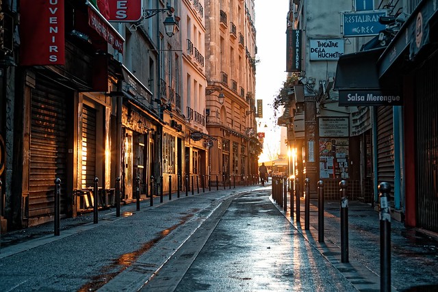 Rue de la Huchette, Paris, France