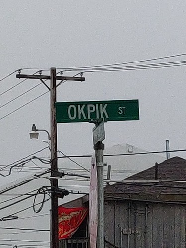 okpikstreet okpik pik barrow alaska streetnames