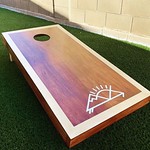 by bartlewife - Sweet DIY corn hole weekend project!