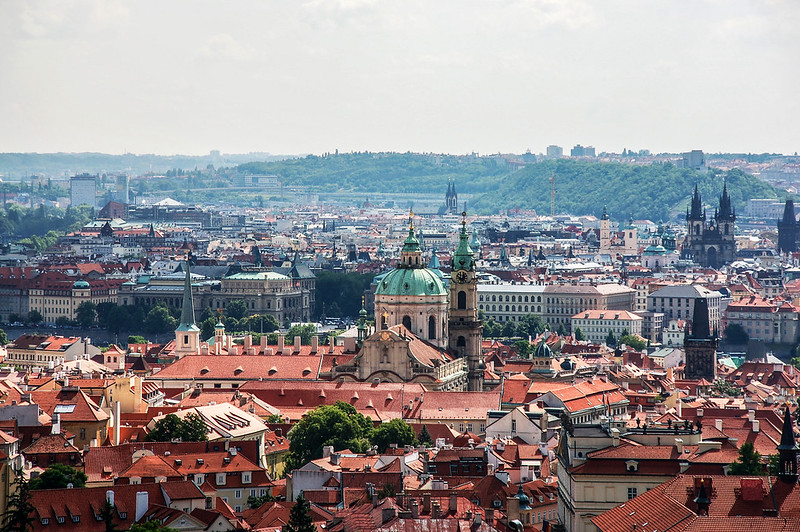 斯特拉霍夫修道院後俯瞰布拉格市區 7
