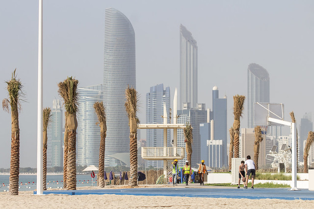 Abu Dhabi beach - United Arab Emirates