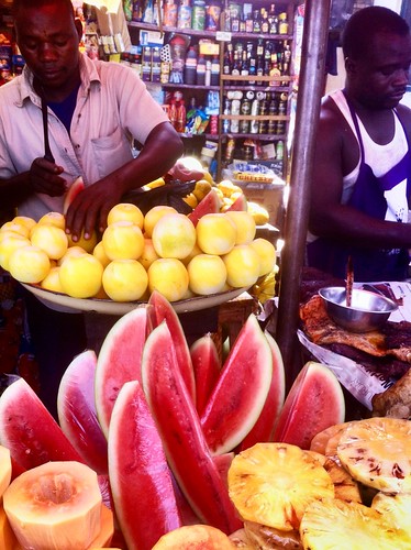 nigeria kogi lokoja travel fruitstand oranges watermelon