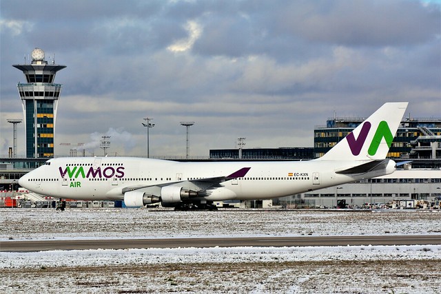 (ORY) WAMOS Air Boeing 747 EC-KXN  Taxiing to the gate