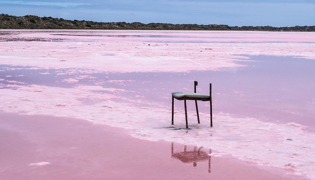 Abandoned chair in Hutt Lagoon