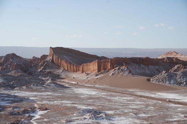 The Amphitheater, the Great Dune (Gran Duna) at 2,520 meters (8,267.71 ft) above sea level, the Valley of the Moon (Valle de la Luna), San Pedro de Atacama, the Atacama Desert, Chile.