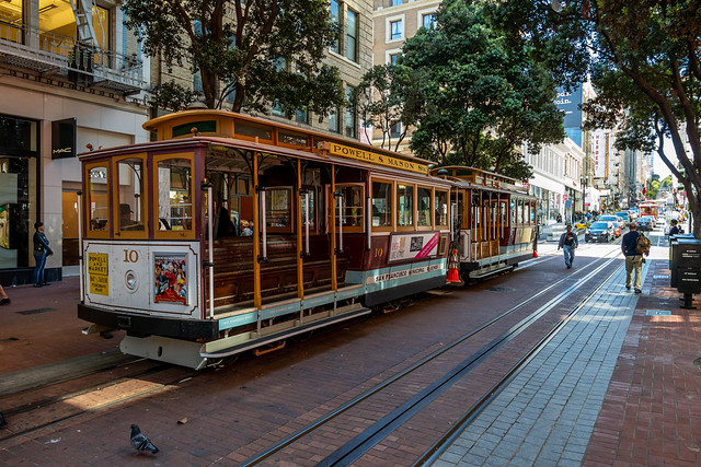 Cable Cars on Powell Street