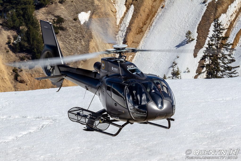 Eurocopter EC 130B4 F-HAGK Azur Helicopters Fly Courchevel Canon Sigma France French Airshow TV photography Airshow Meeting Aerien 2019