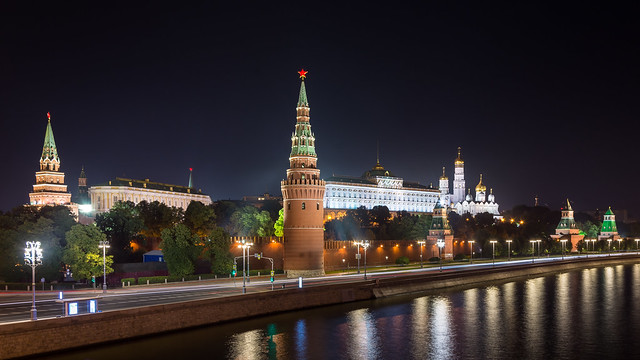 Moscow Kremlin at Night