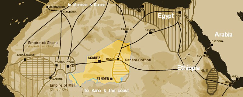 Figure 2: Niger Trade Routes 1400 on Flickr