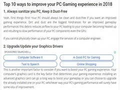 Top 10 ways to improve your PC Gaming experience in 2018