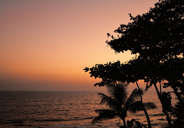 Varkala Sunset and silhouettes
