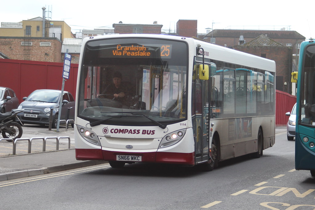 Compass bus 1114 SN66 WKC | Alexander Dennis E20D Alexander … | Flickr