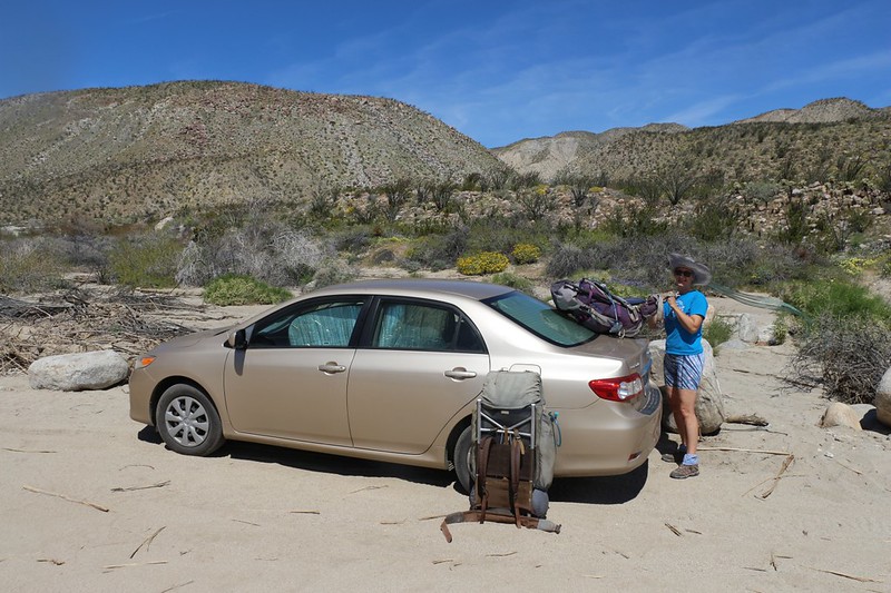 We decided to park the car and hike just before Third Crossing on Coyote Canyon Road