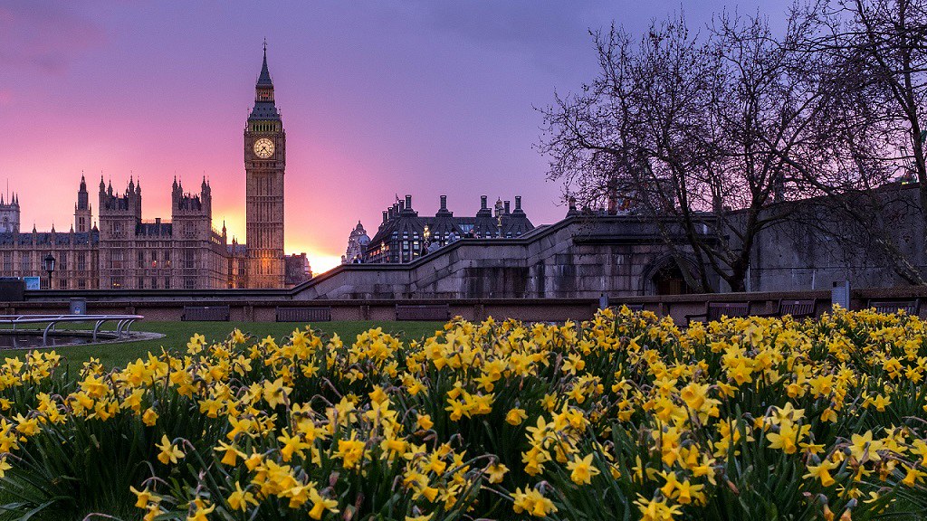 A photo of the houses of parliament