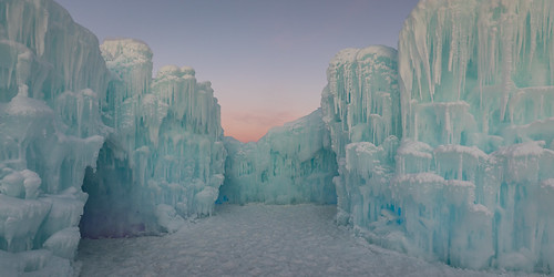 icecastle landscape winter lakegeneva wisconsin alwaysmoving icecastles sunrise jeffgoldbergphotography ice