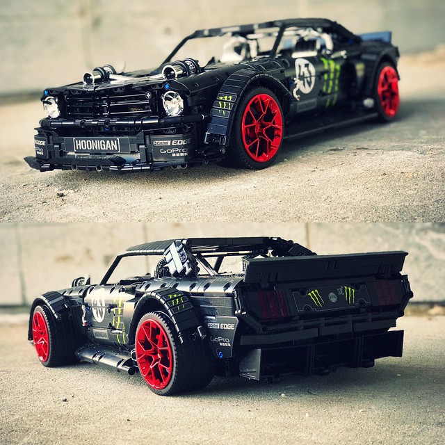 Ford Mustang Hoonicorn- red and bronze chrome 😱 follow @loxlego