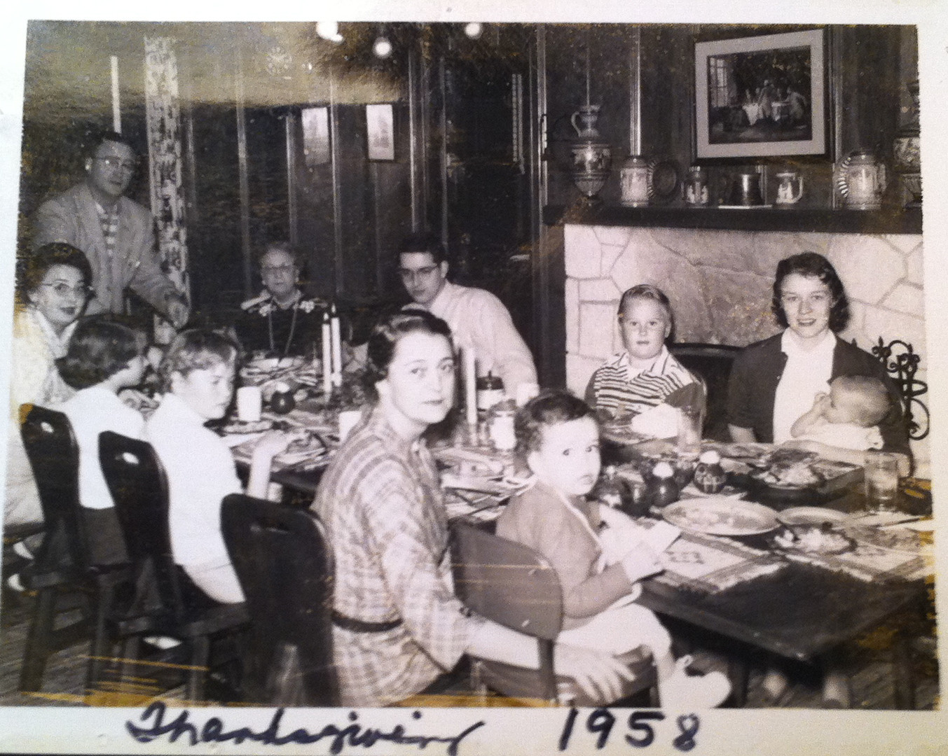 Thankgiving in Rancho Amigo in 1958
