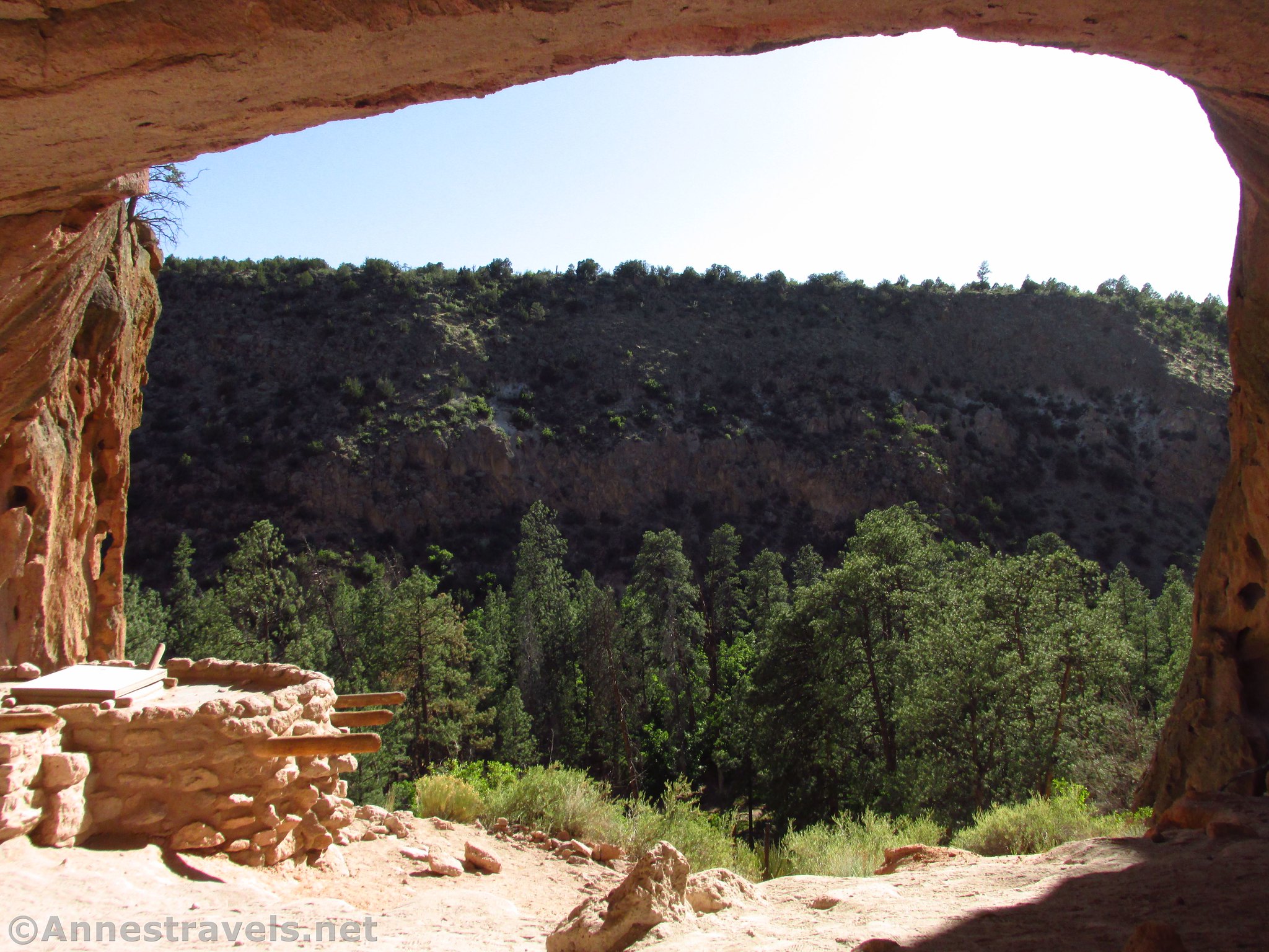 In Alcove House in Bandelier National Monument, New Mexico