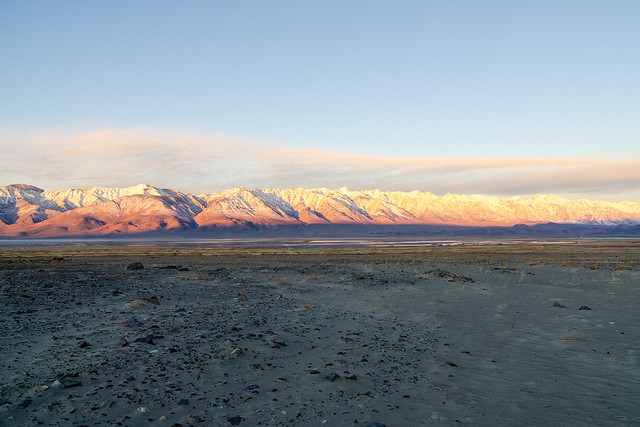 Owens Lake and The Sierras