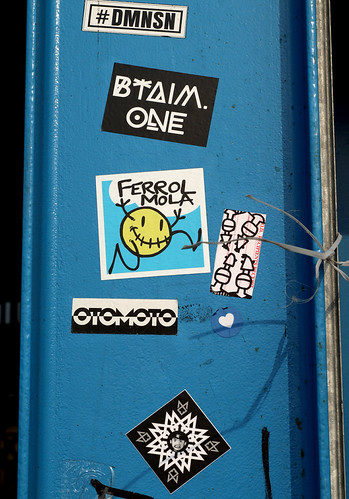 stickers in Amsterdam | by wojofoto