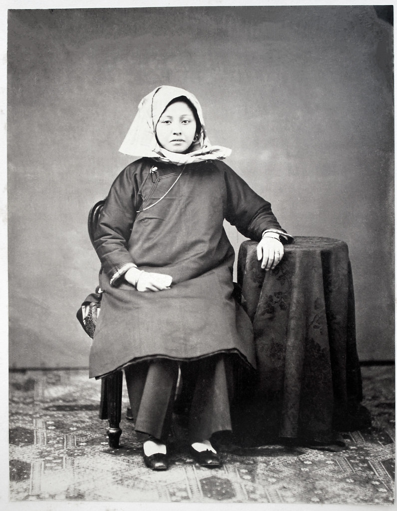 Hotz collection: Hong Kong young woman (Tanka/Baiyue?), ca. 1870