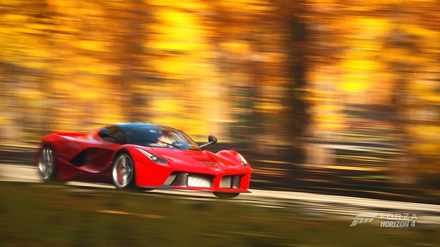 What better than a ride in fall with LaFerrari