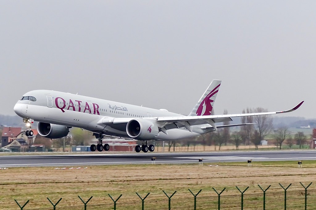 Qatar Airways - Airbus A350-900 [A7-ALN] Brussels Airport - 01/03/19