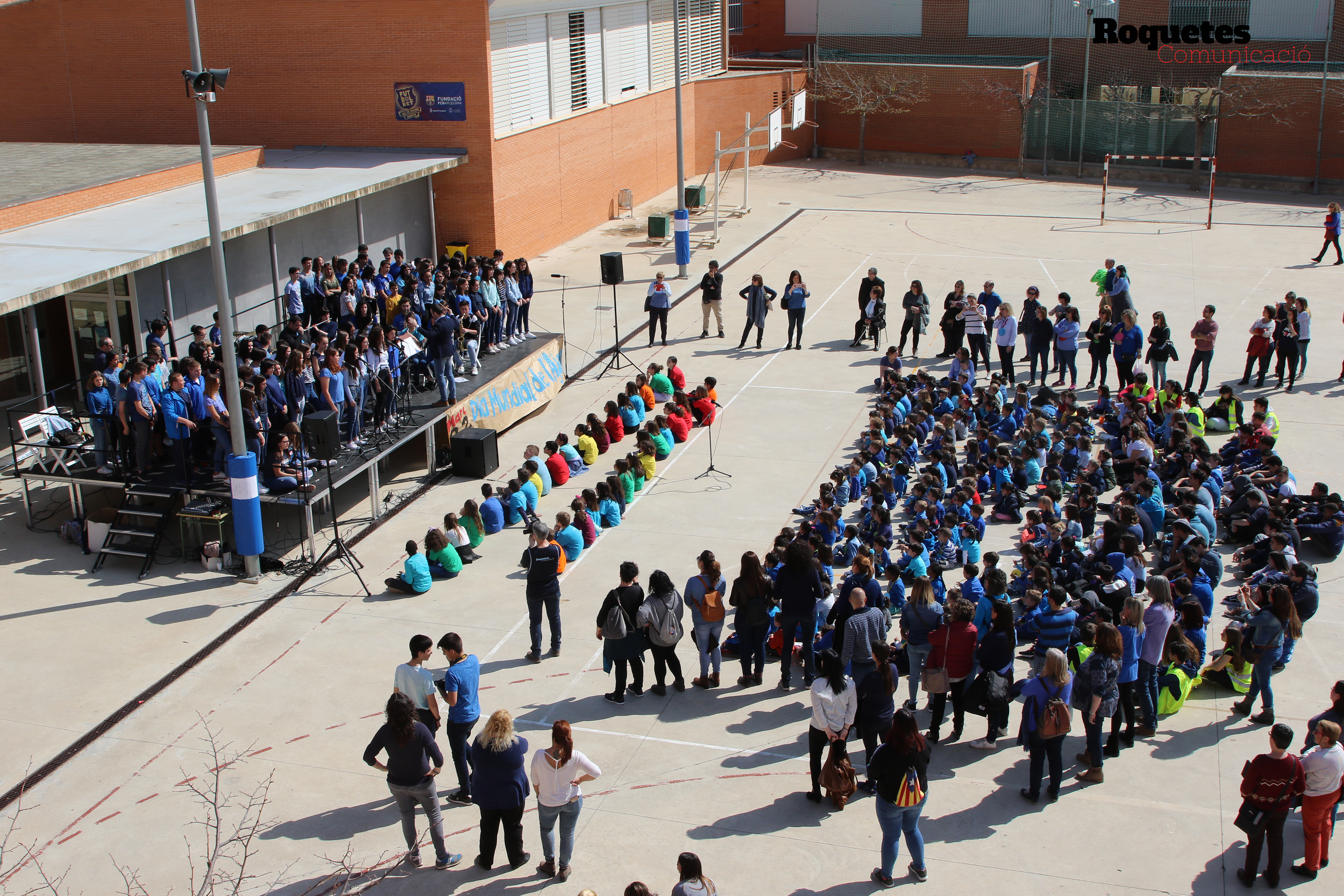 Celebració del Dia Mundial de l’Aigua a l’escola i l’institut de Roquetes