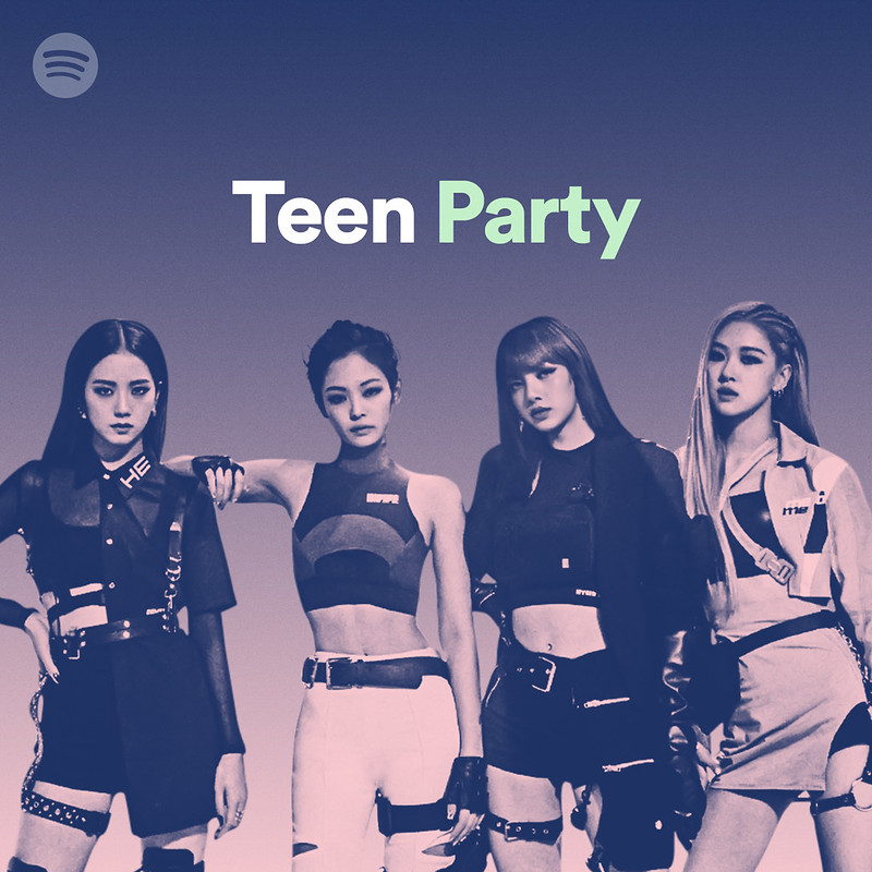 BLACKPINK Mengambil Alih Playlist Spotify 'Teen Party'