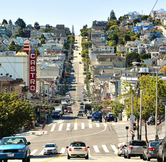 Entering the Castro district, San Francisco