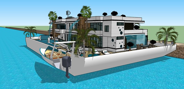 Houseboatzania Innovative houseboats in Austrailia Japan Amsterdam Los Angeles New york Barcelona renewing houseboating as a basis for quality of life on the water