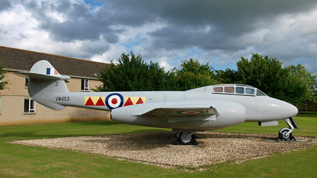 This old Meteor T.7 used to be preserved at RAF....Innsworth.